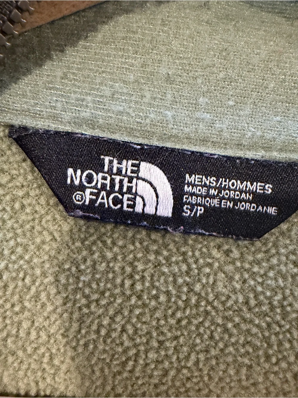 The North Face Men’s Heathered Olive Green Canyonlands Half-Zip Fleece Pullover